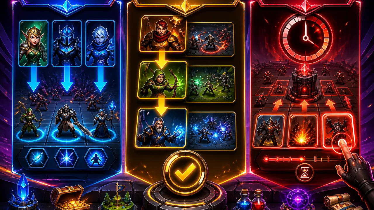 Chọn định dạng trước khi vào bàn: fb88 game chiến thuật lựa chọn đồng thời và tuần tự khác nhau thế nào?