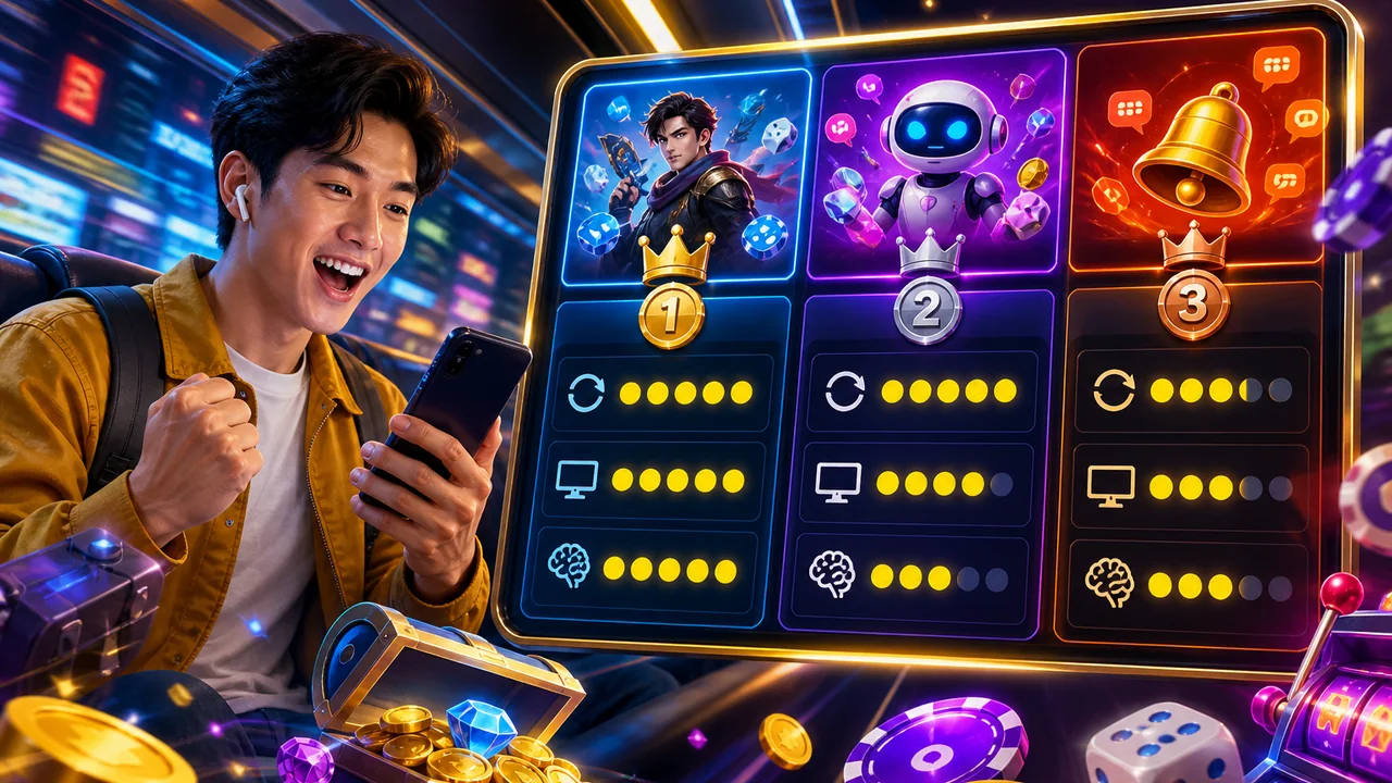 Chọn game theo nhịp di chuyển: bảng xếp hạng game fb88 dễ theo dõi bằng điện thoại